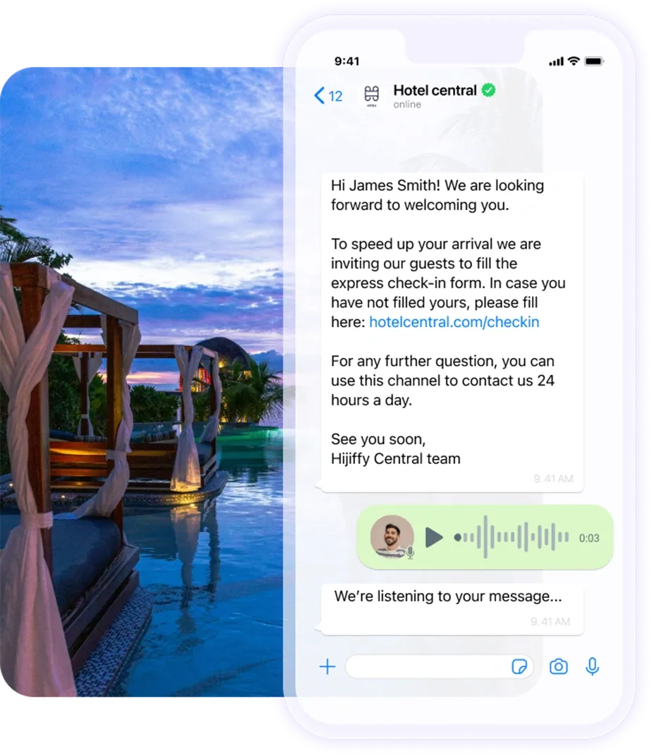 digitalized guest journey