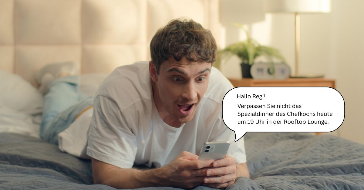 Kommunikation mit Hotelgästen