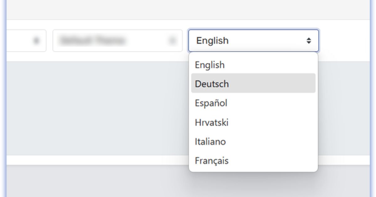 HOS Booking New Language Customization