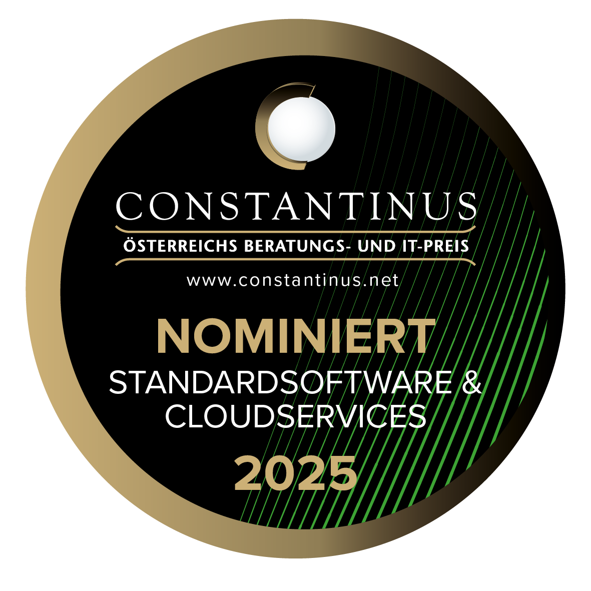 Constantinus Award 2025 Nominee Badge