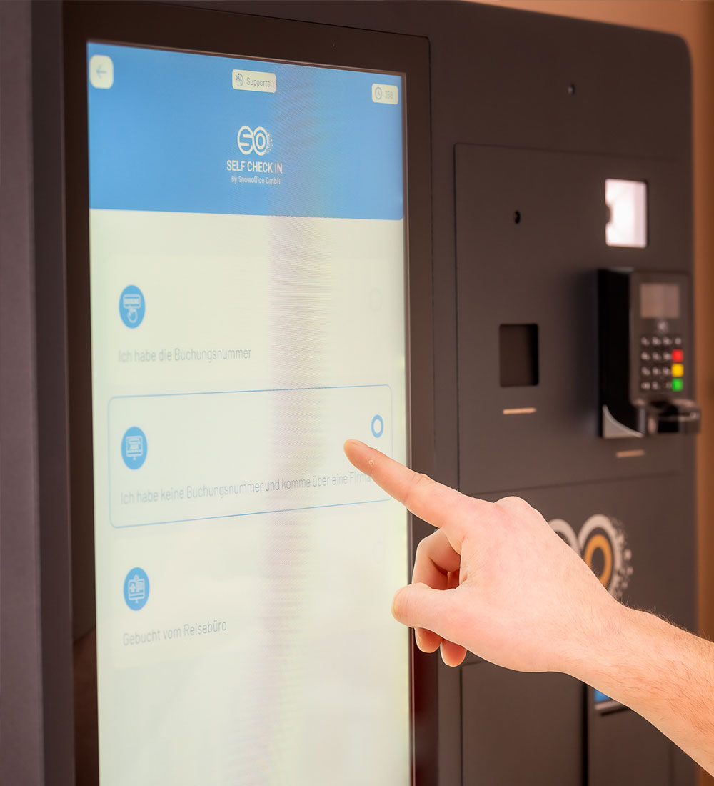 Property Self Check in System Kiosk Advance